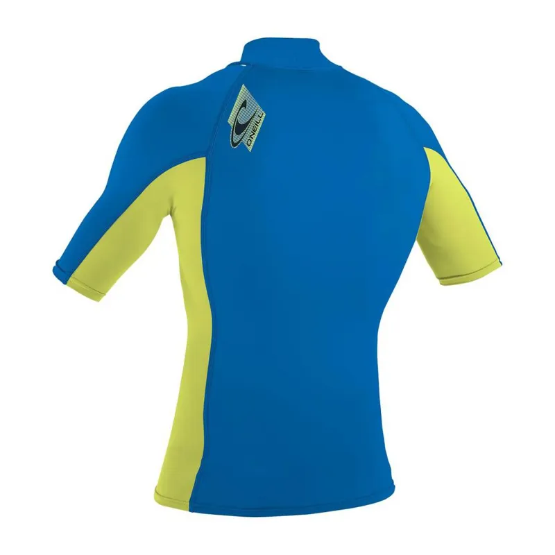 O'Neill Youth Premium Skins S/S Rash Gaurd Ocean-1